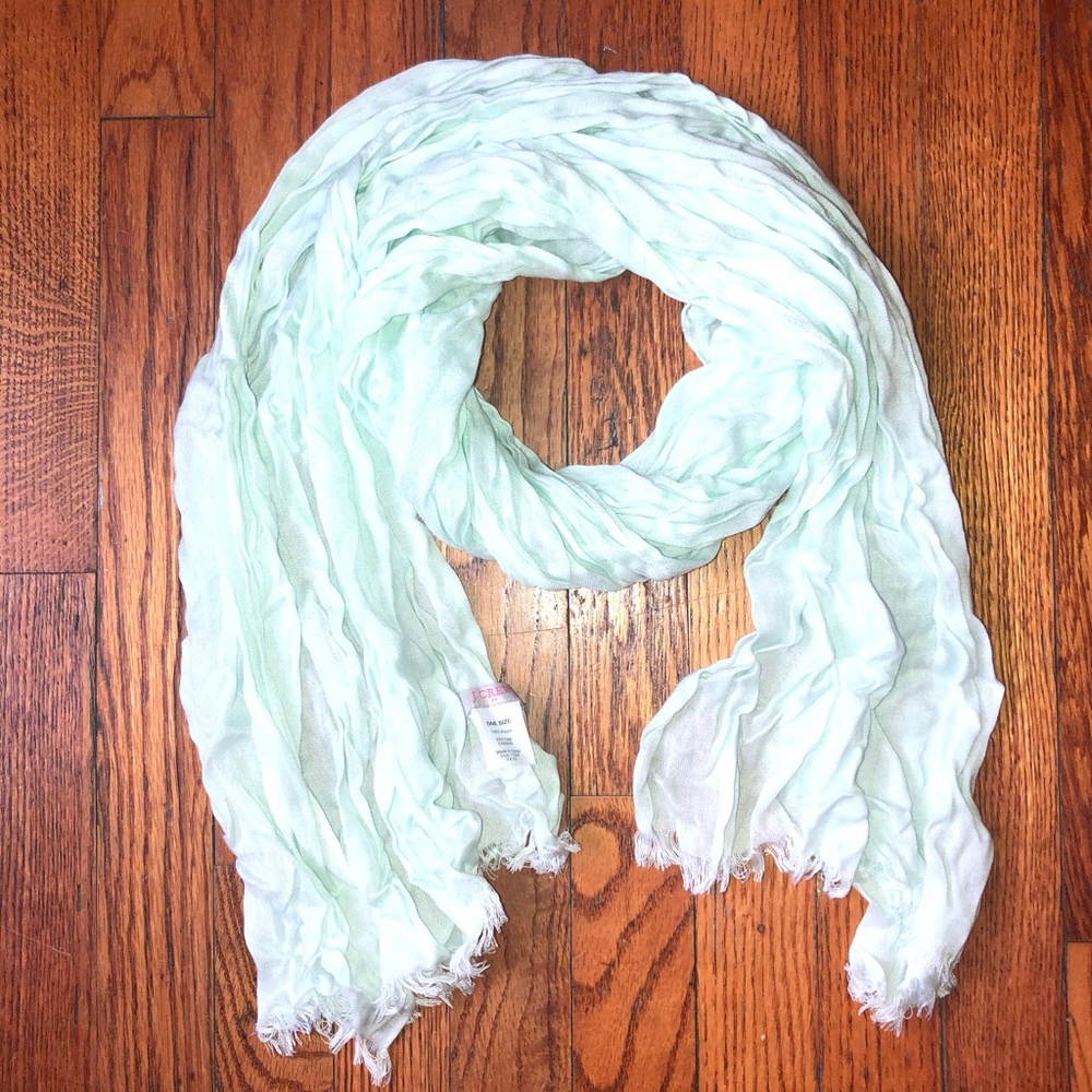 J Crew Mint Scarf